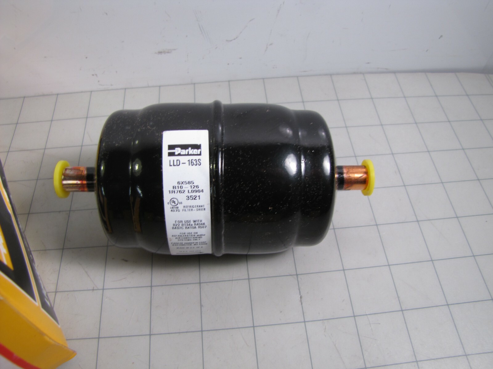 Parker LLD-163S / 450288-001 Liquid Line Filter Drier 3/8″ ODF Solder Connection