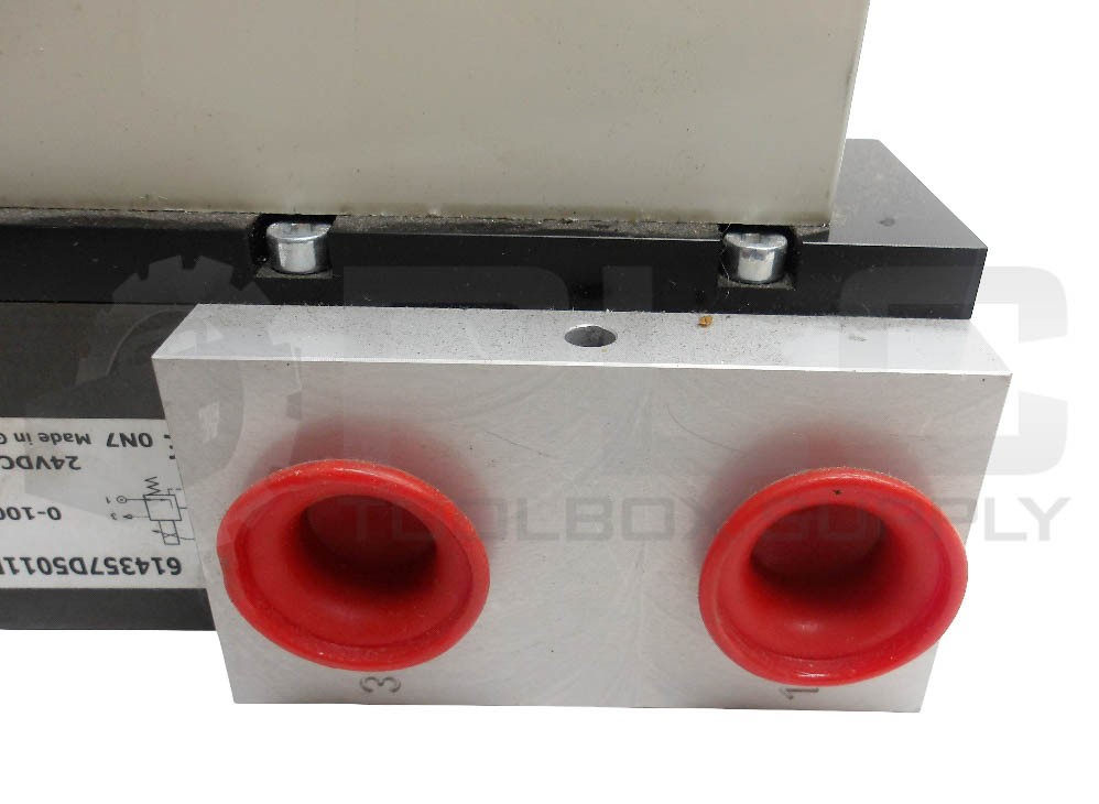 NEW ASCO NUMATICS 614357D5011PB SOLENOID VALVE 0-10PSI 24VDC 1.4A