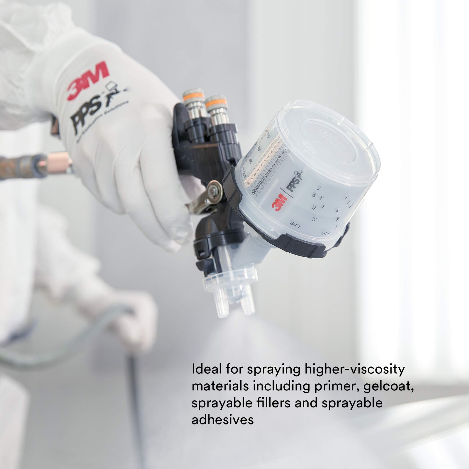 3M Accuspray Paint Spray Gun Nozzle Refills for PPS 2.0 26618 1.8 mm Clear Use