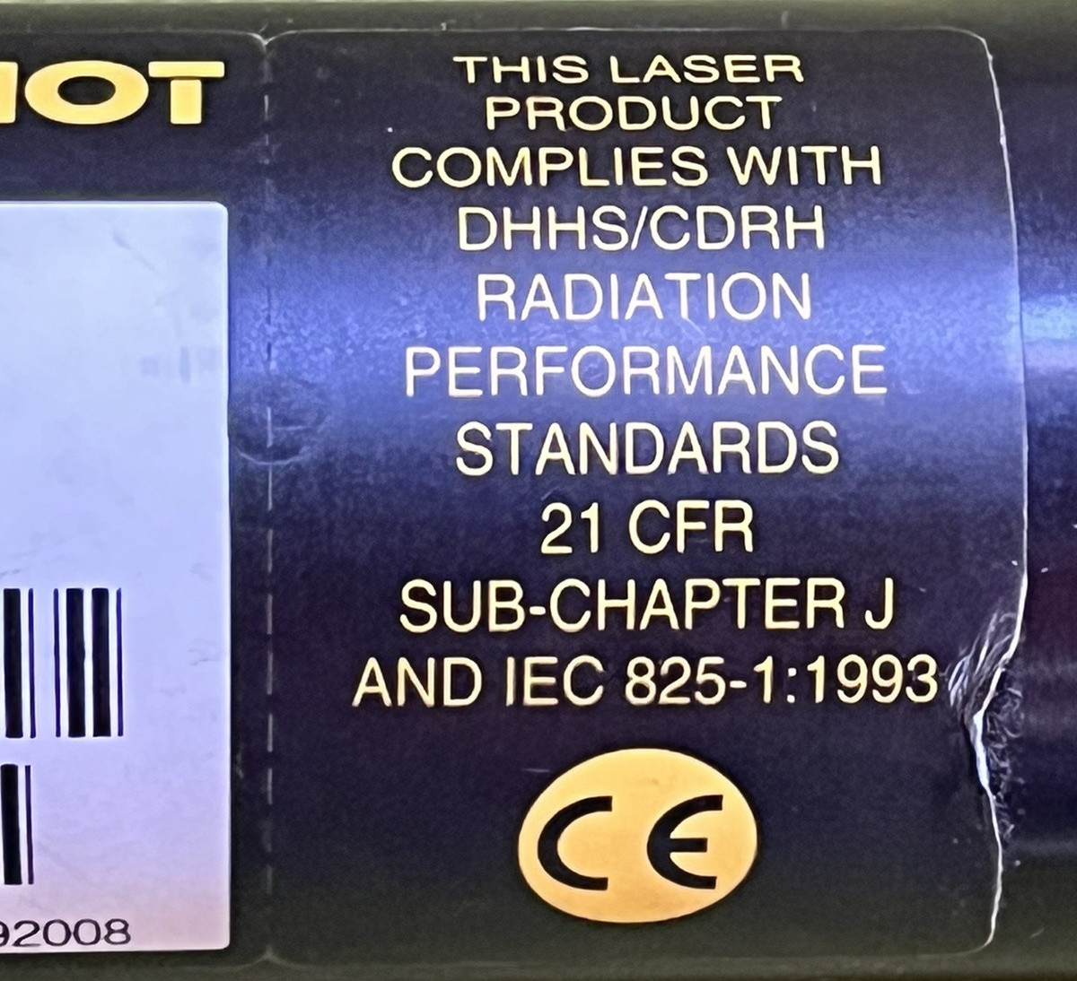 MELLES GRIOT He‑Ne Laser Head 05‑LHR‑925 – 632.8 nm