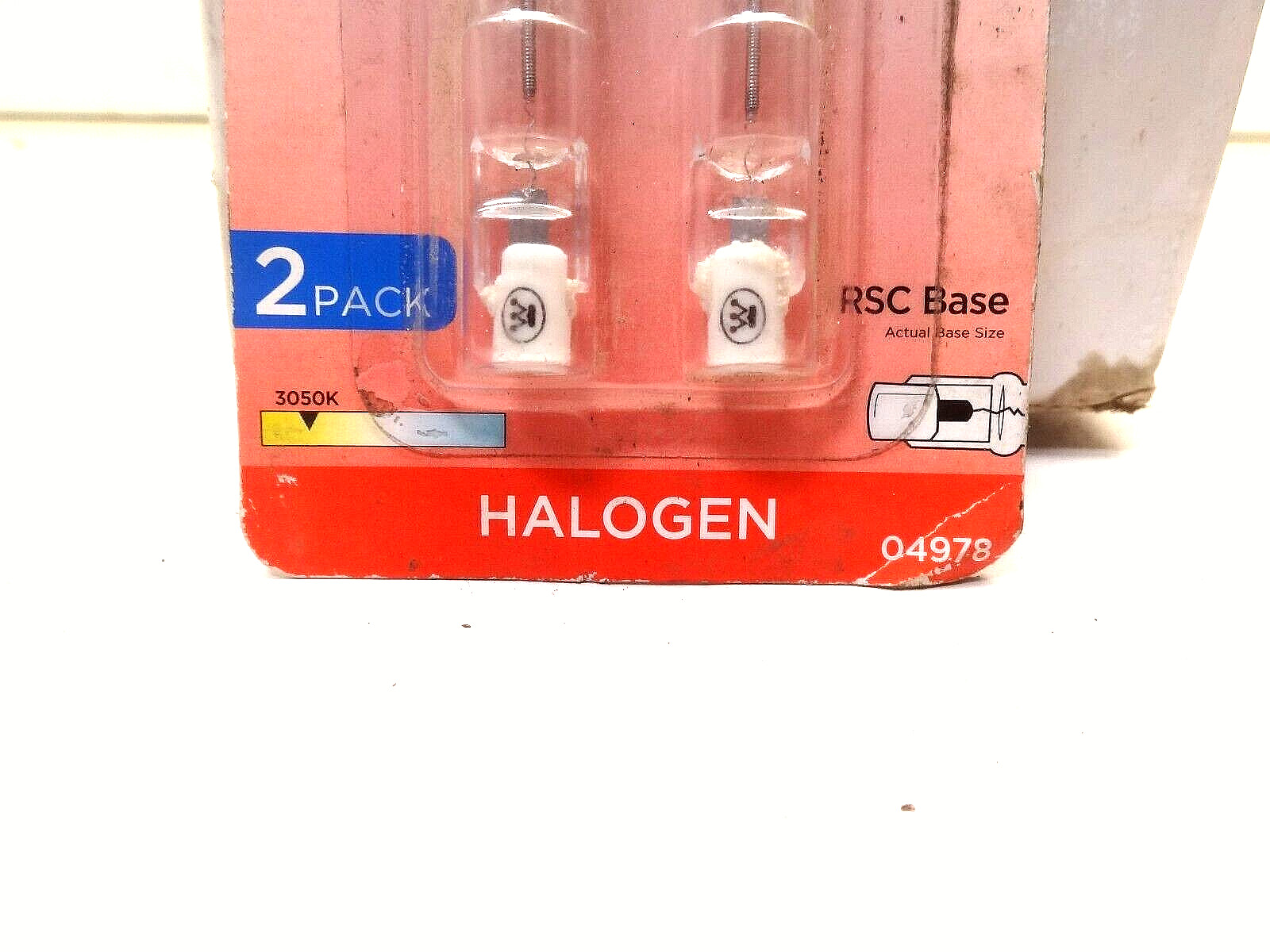 Westing House Halogen Double-Ended Bulb 500W 120V Base 2Pack 3050K 4.7 Inch