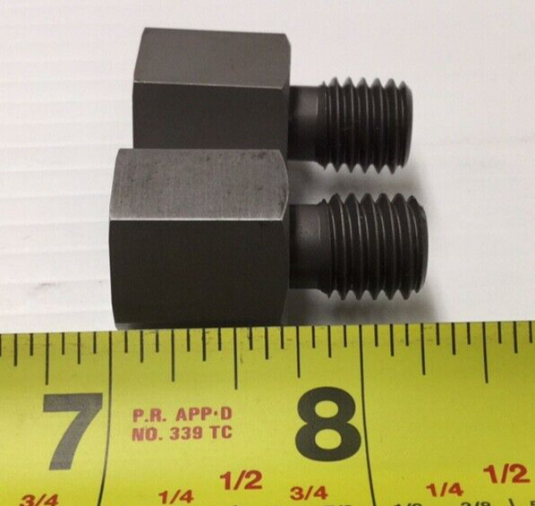 Misumi JPRAM12L18.00F15 Height Adjustment Stud/Bolt M12-1.75 Threads (Pack Of 2)