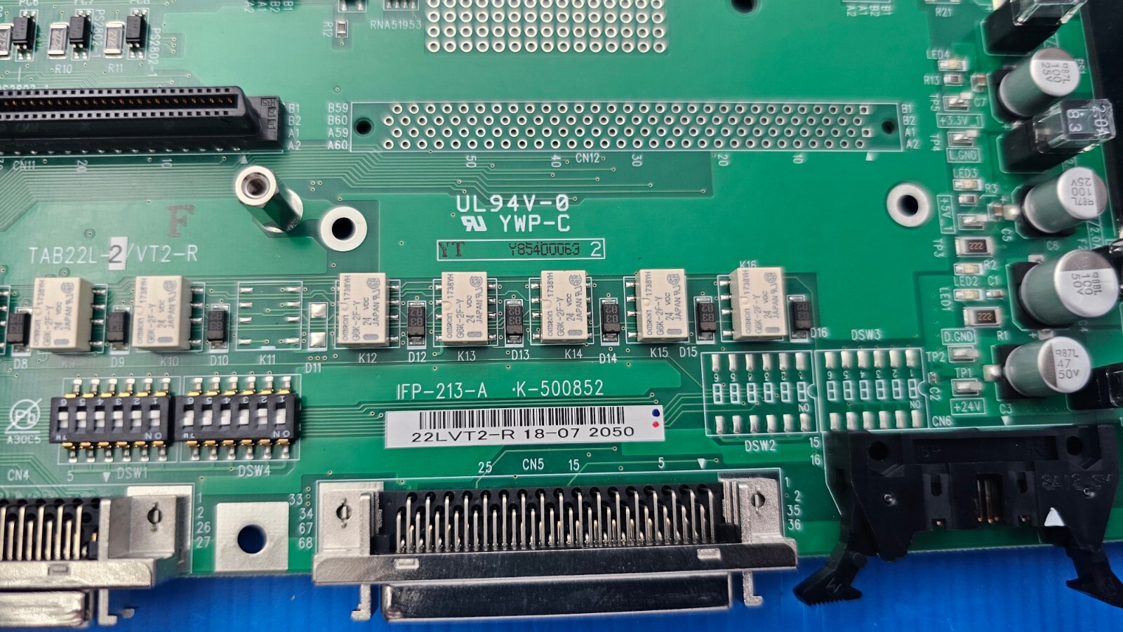 TEL Tokyo Electron CX81-050039-V2, TAB22L-2/VT2-R
