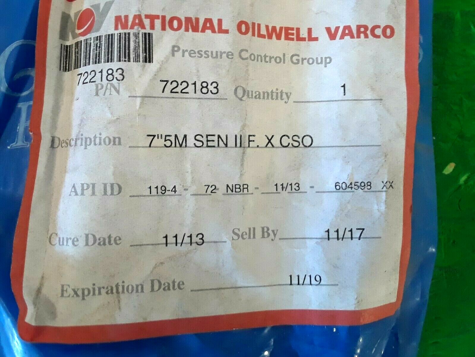 🟠 NATIONAL OILWELL VARCO RAM PACKER BLIND PESSCO IS OFFERING R051021-11-24 🗽