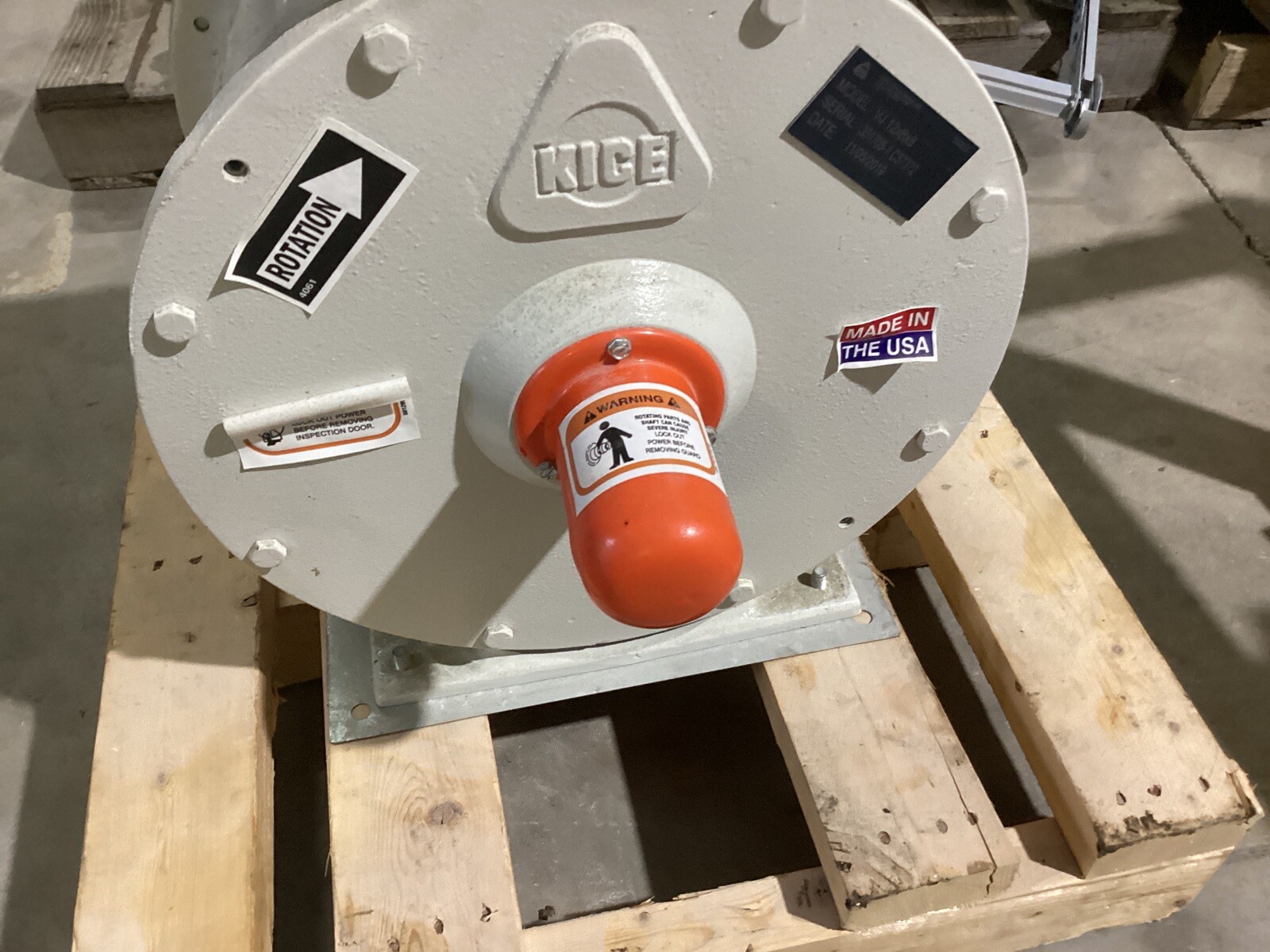 Kice Industries VJ 12x8x8 Rotary Airlock