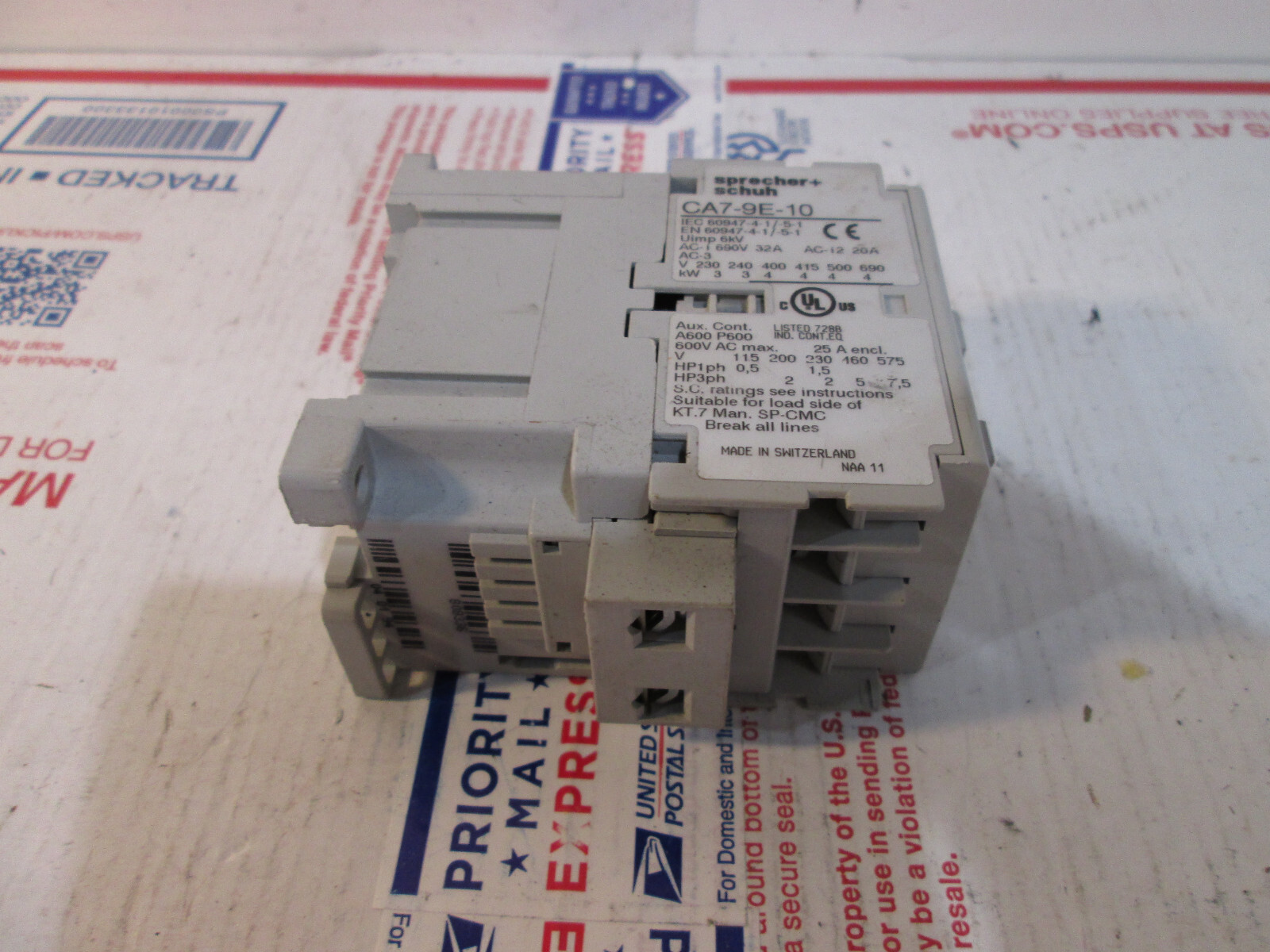 Sprecher + Schuh CA7-9E-10-24E Contactor 3P 24V DC E Coil CA7-9E-10