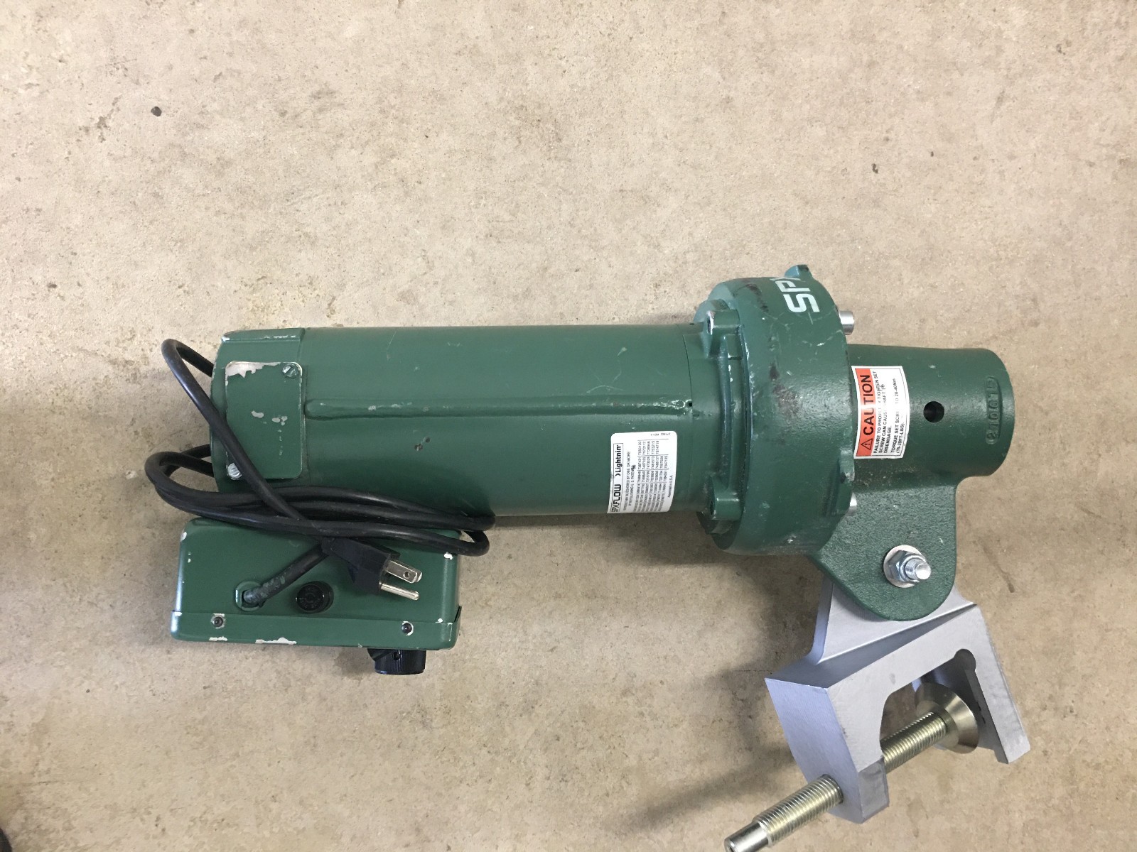 SPX FLOW Electric Barrel Mixer Gear Drive w/ Variable Speed #3063