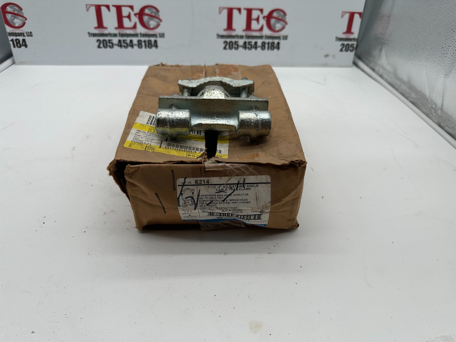 T&B Fittings T&B 6214 1-1/2’’-2’’ Adjustable Cable Angle Cable Tray Clamp