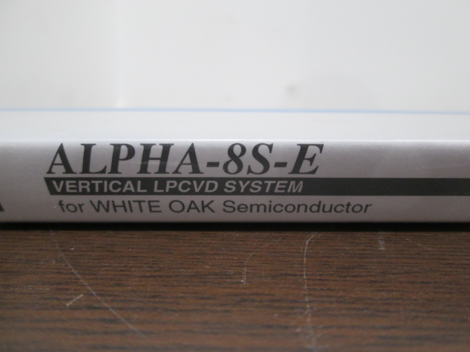 Tokyo Electron, ALPHA-8S-E, P-D-Poly, O.E.M. Manual, Used