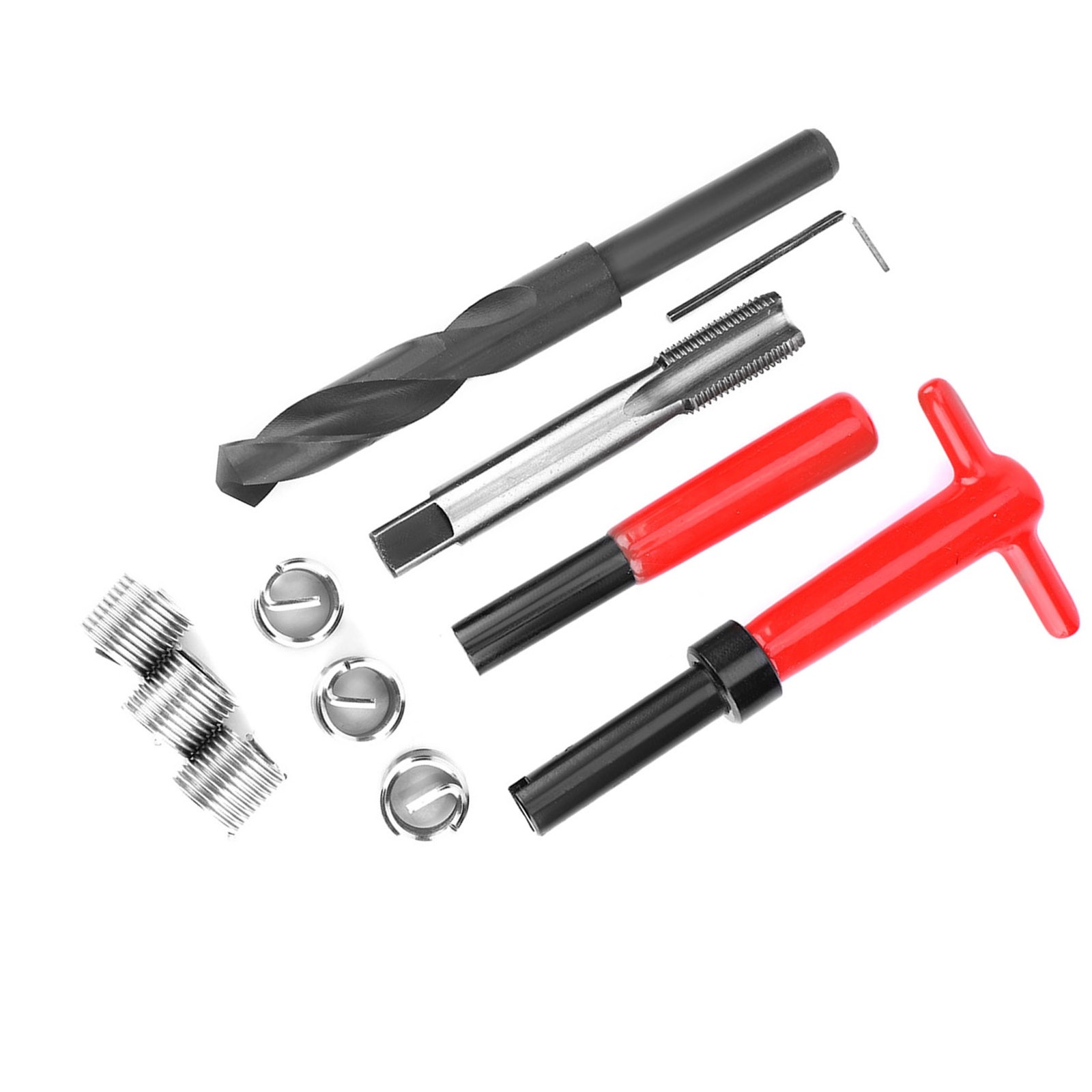 11Pcs Thread Repair Kit Durable Tap Insertion Tool For Auto Parts Stainless NEW