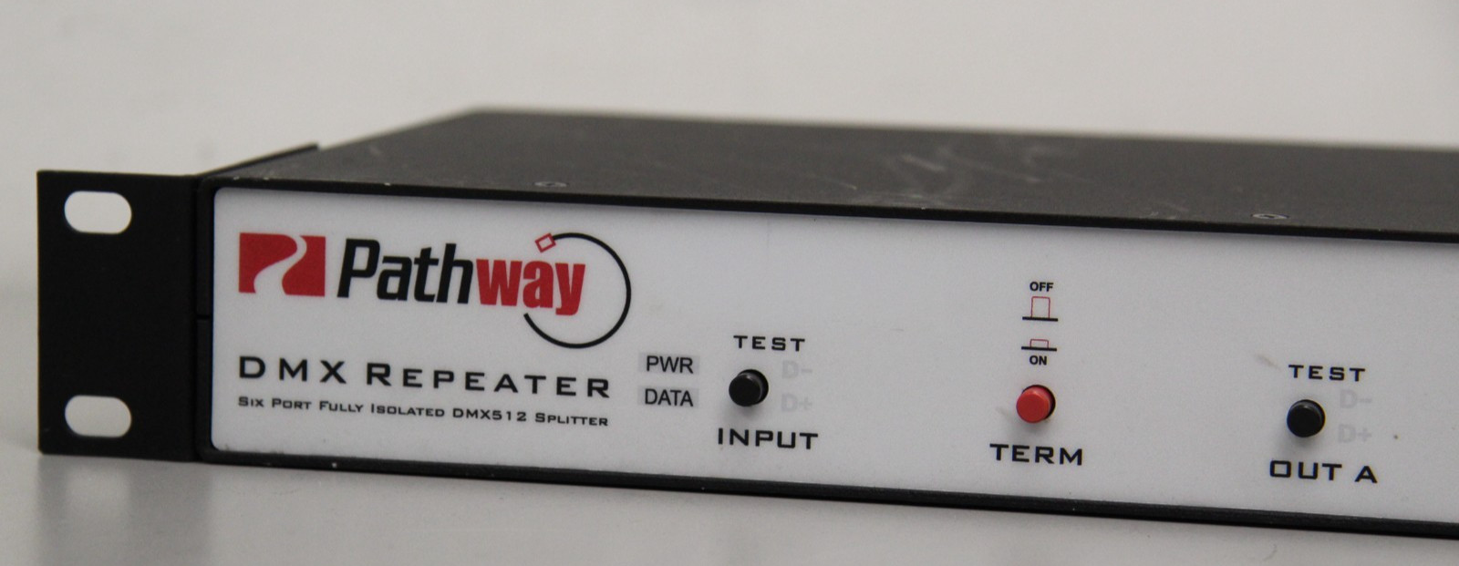 Pathway DMX Repeater Six Port Rack Mount DMX512 Splitter 8895
