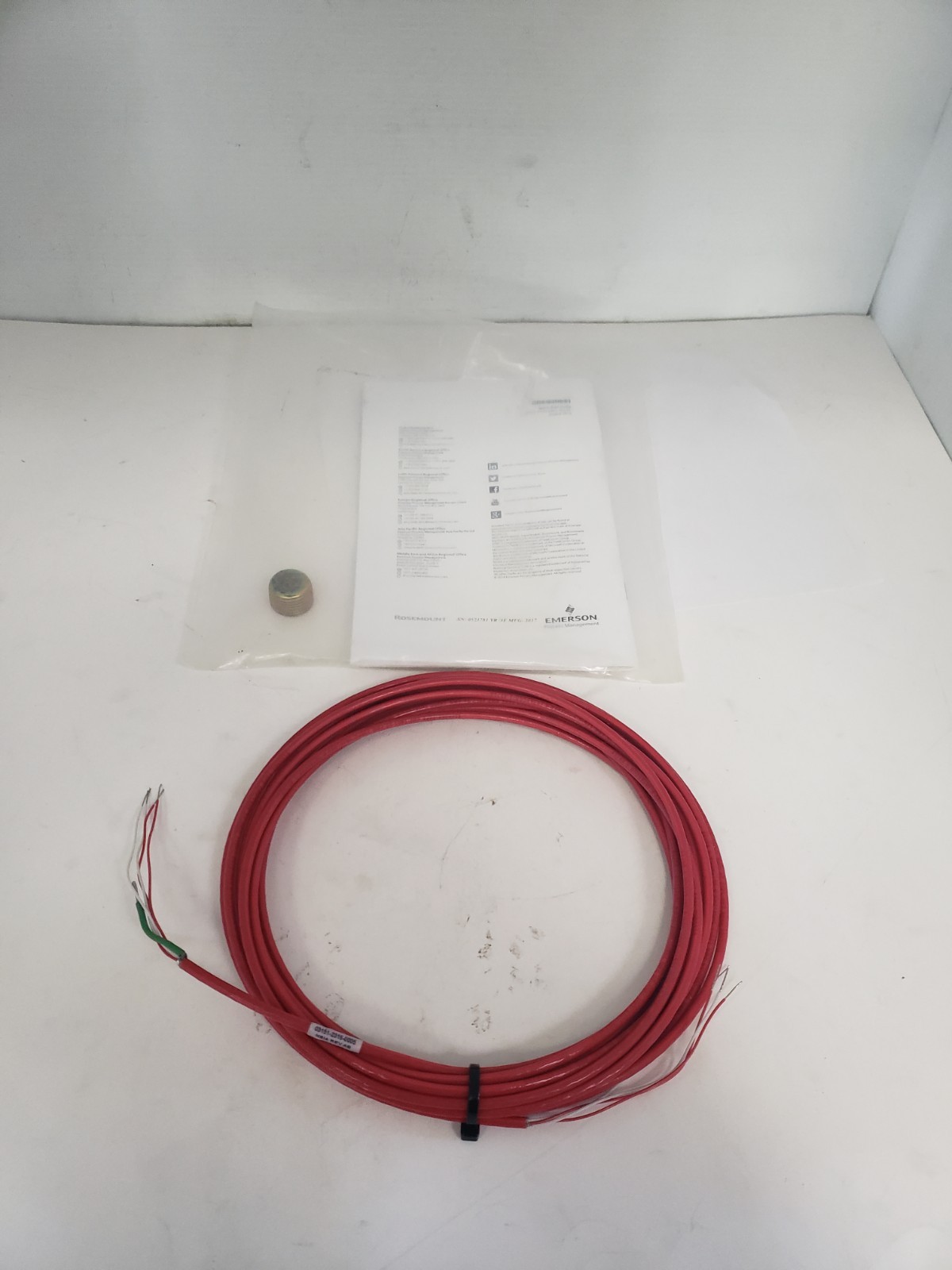 ROSEMOUNT 03151-2316-0005 TRANSMITTER WIRE CORDSET CABLE, NIB