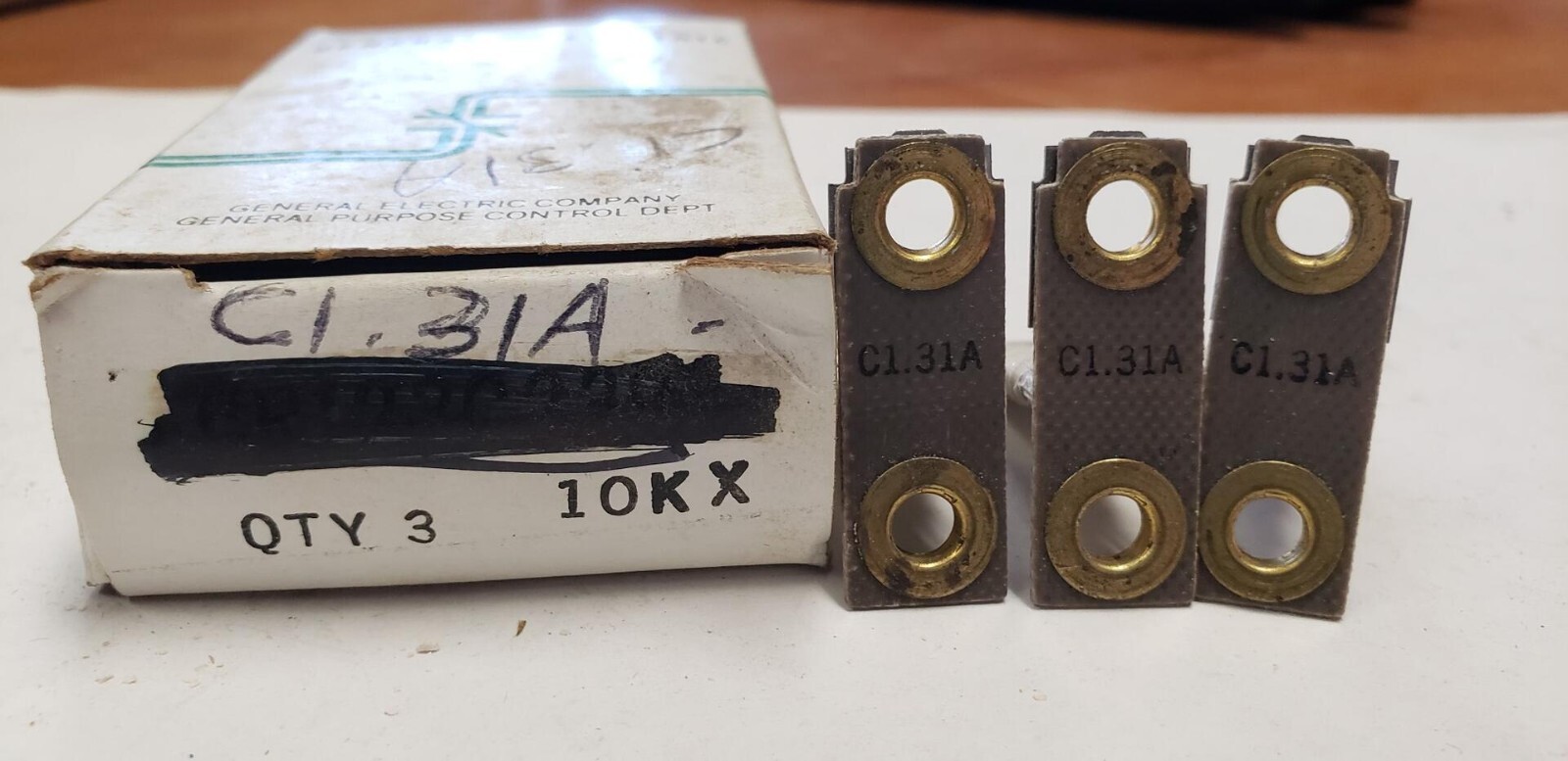 GENERAL ELECTRIC C1.31A THERMAL OVERLOAD HEATER ELEMENTS