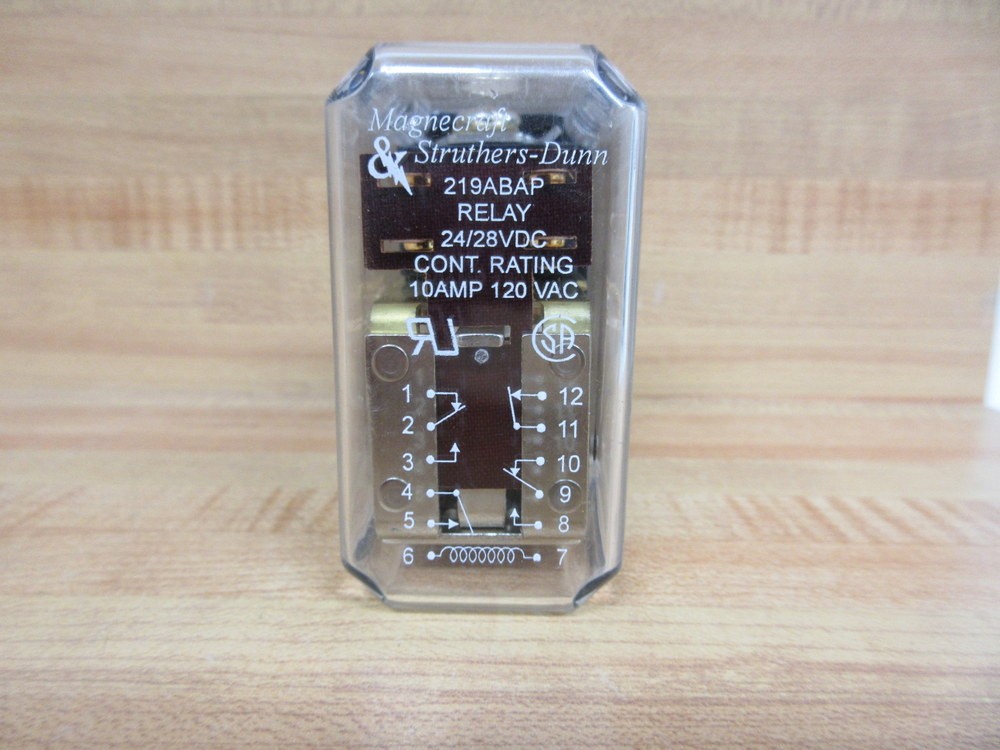 Magnecraft Struthers Dunn 219ABP Relay 219ABP 24/28 VDC