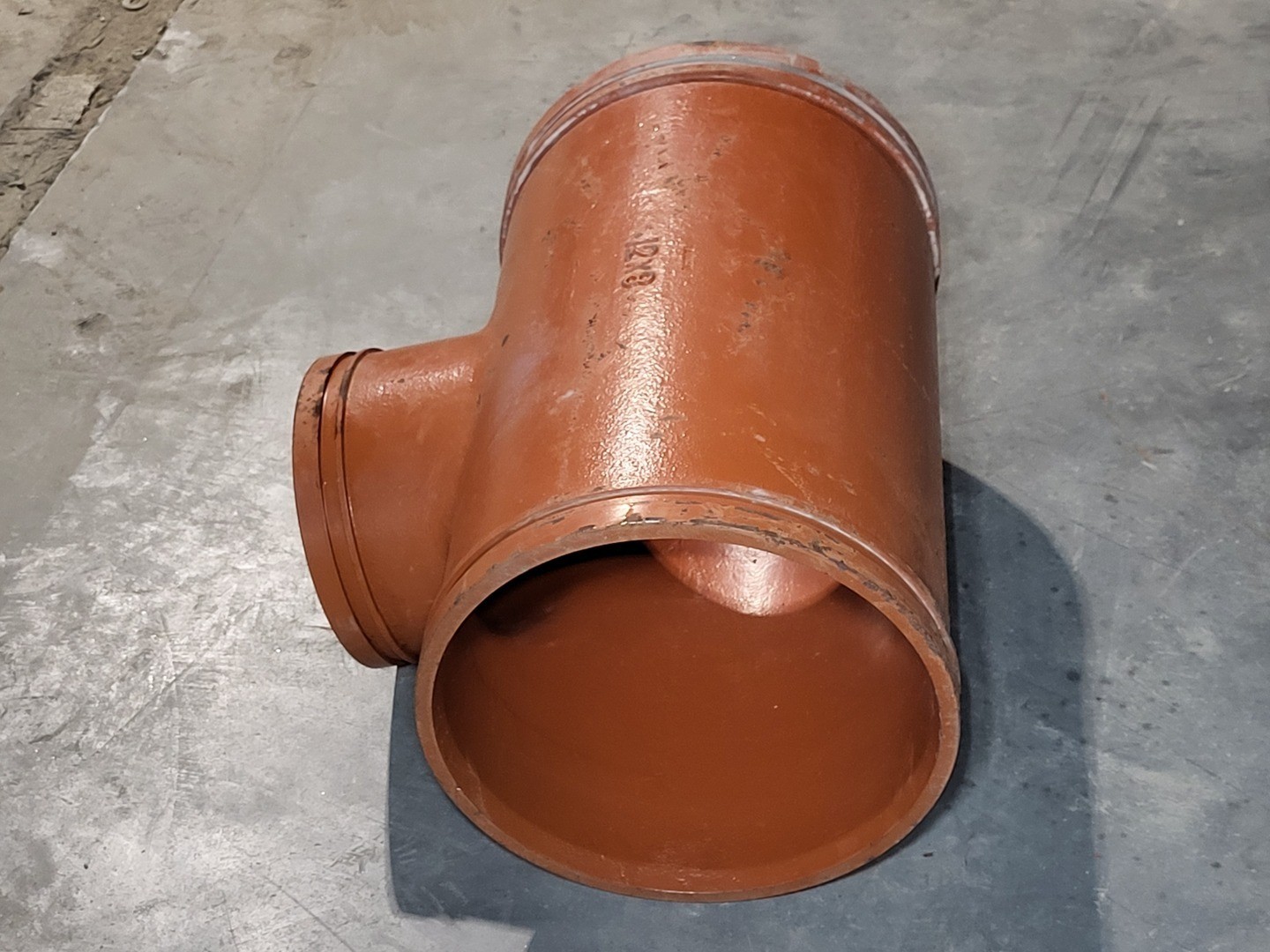 SURPLUS NEW SHURJOINT 7121 12″x12″x8″ Grooved End Reducing Tee Fitting – Parts