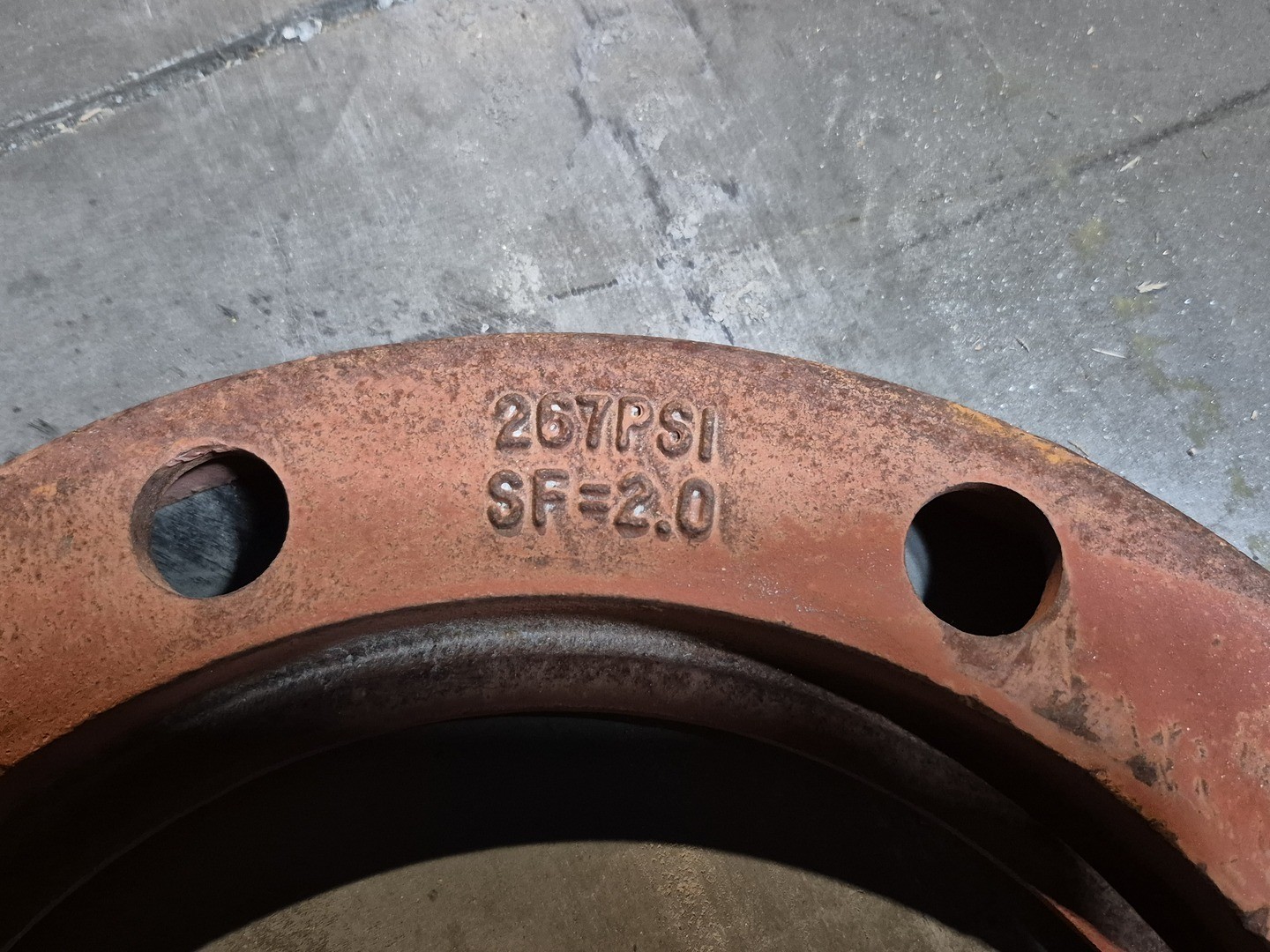 DELTAFLEX 8″ Class 150 Pipe Flange SDR7, SF=2.0, A536 GR65/45/12 – Parts