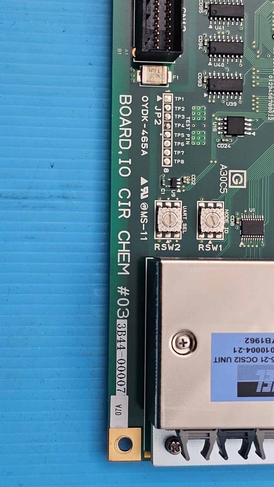 TEL Tokyo Electron 3B44-00007-07A OYDK-465A IO CRI CHEM Board