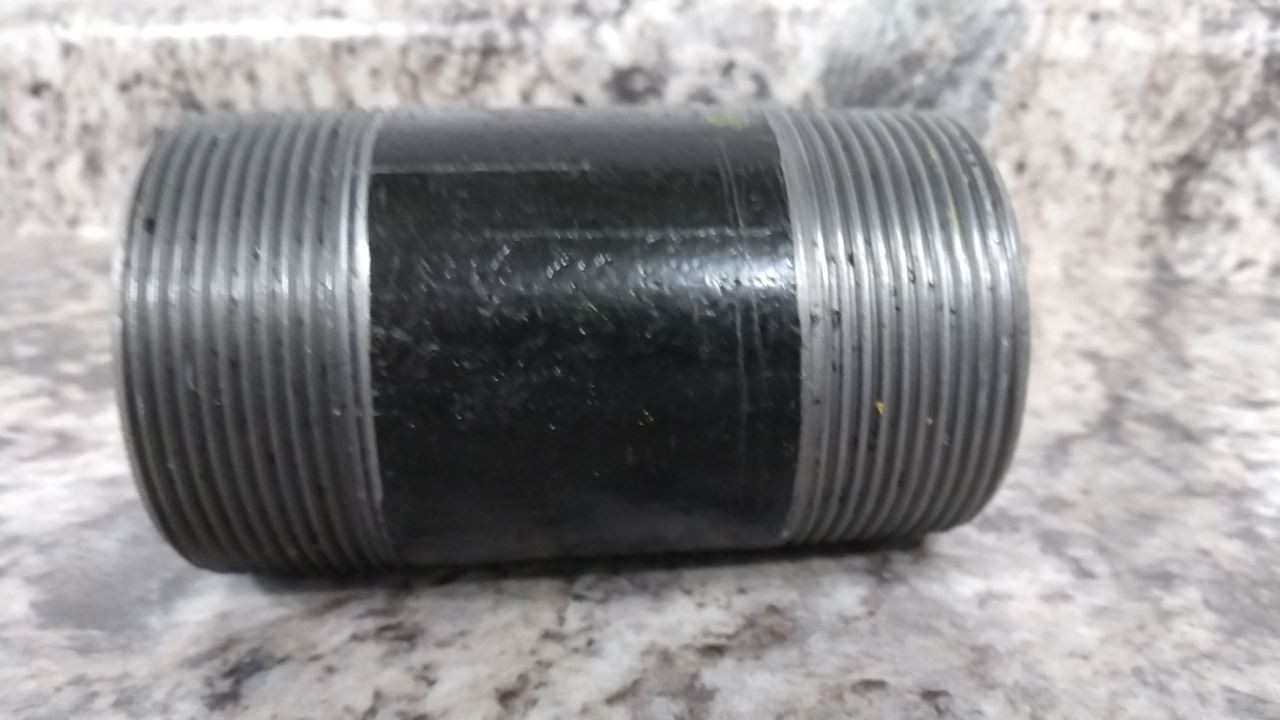 Brand Name 4073N176 5 Pk 4 In L Thick-Wall Steel Threaded Pipe