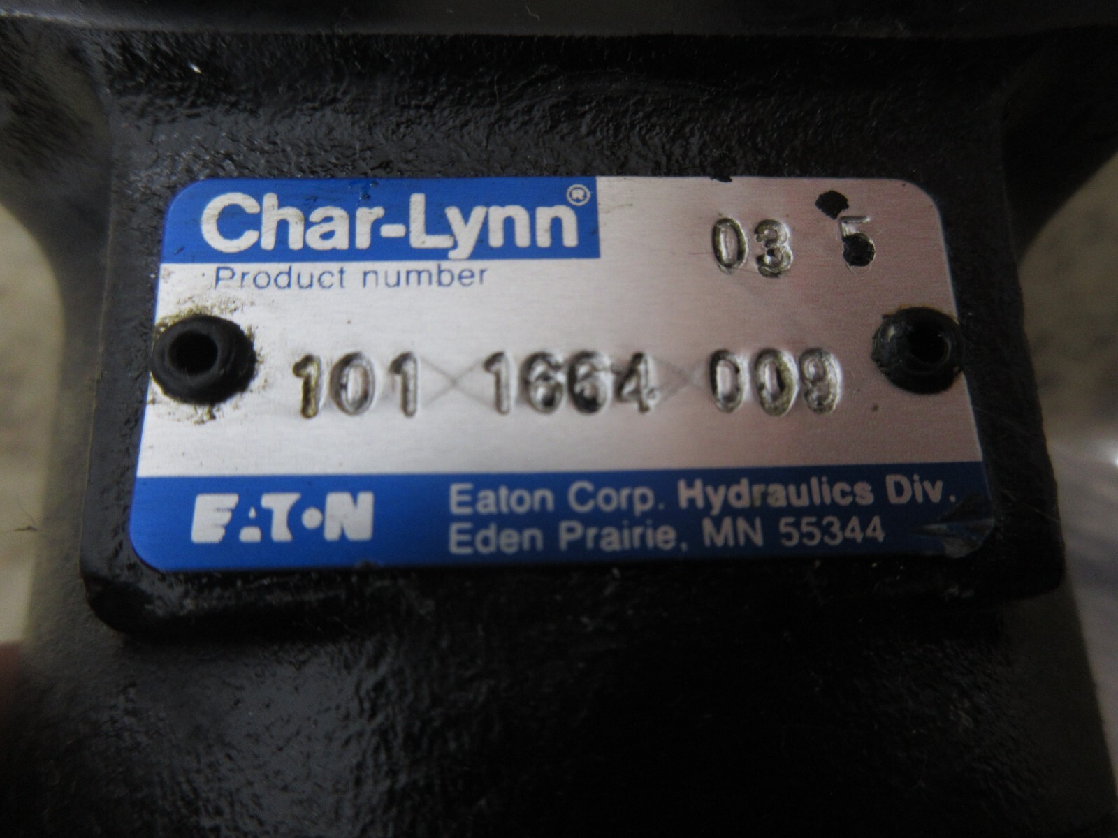 EATON CHAR-LYNN 101 1664 009 HIGH TORQUE GEROTOR SPOOL MOTOR