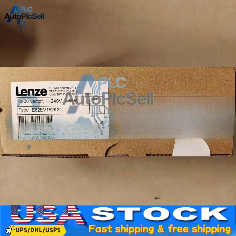 US Free TAX 1PC NEW LENZE E82EV152K2C E82EV152K-2C LENZE FREQUENCY INVERTER