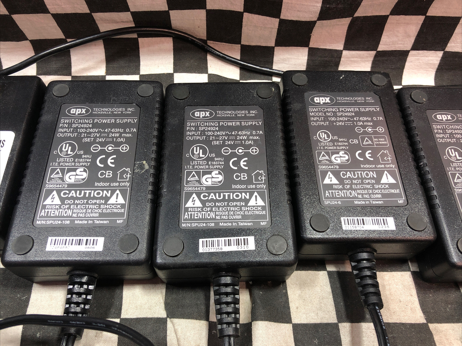POWER SUPPLY SC102TA2403B01, M33424, SP24924, PSAA60W-240, LOT OF 8, SHIPSAMEDAY