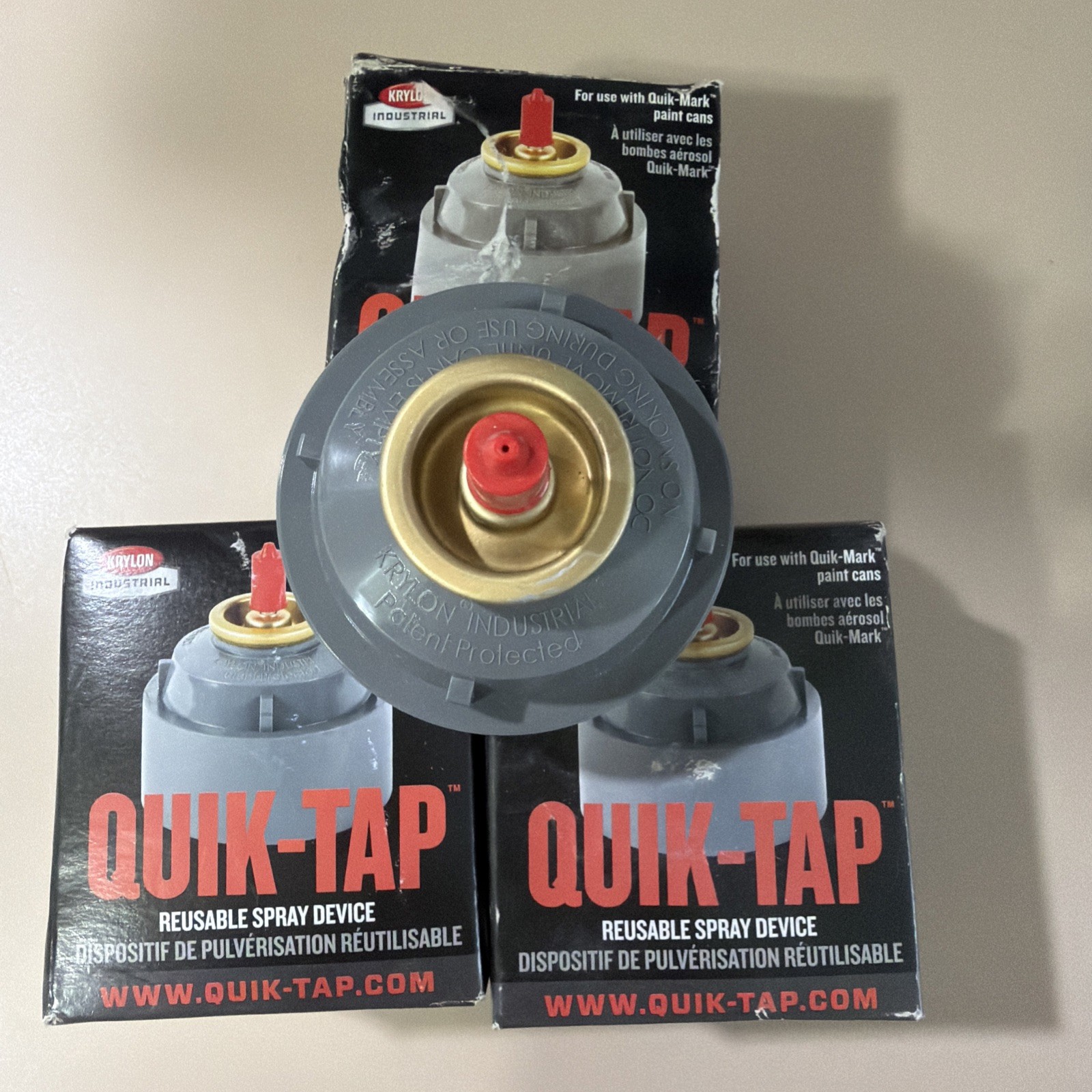 3 Krylon Industrial QT1000000 Marking Tap, Steel/Plastic, 3″ New/ Box Damage