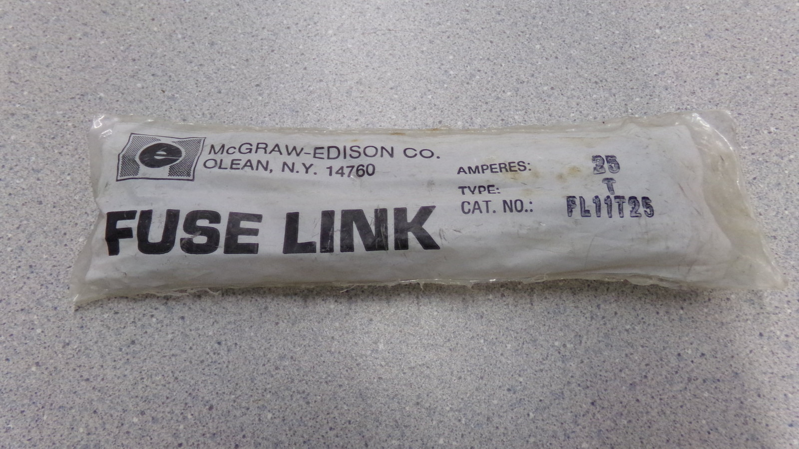 NEW McGraw-Edison Fuse Link 25A FL1T25 *FREE SHIPPING*