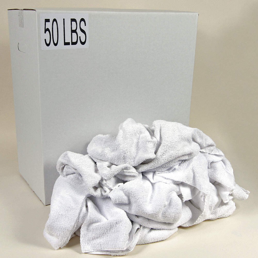 GRAINGER APPROVED G206050PC Cloth Rag,Reclaimed,Size 14″ x 17″ 13Y373