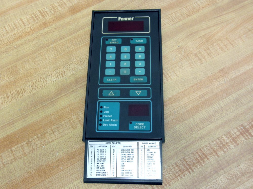 Fenner M-DRIVE-4 M-Drive Speed Control Display Panel MDRIVE4 M-TRIM