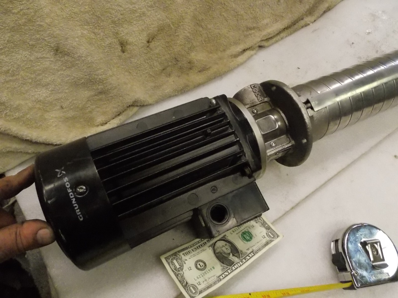 GRUNDFOS SPK4-19/12 A-W-I-AUUV 230v 1.5hp Multi Stage CNC Imersable pump 4m³/h