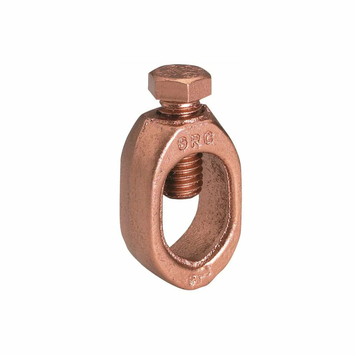 Burndy GRC12 Ground Rod Clamp, Cable To Rod, 10 AWG – 2 AWG, 1/2 Drive Rod