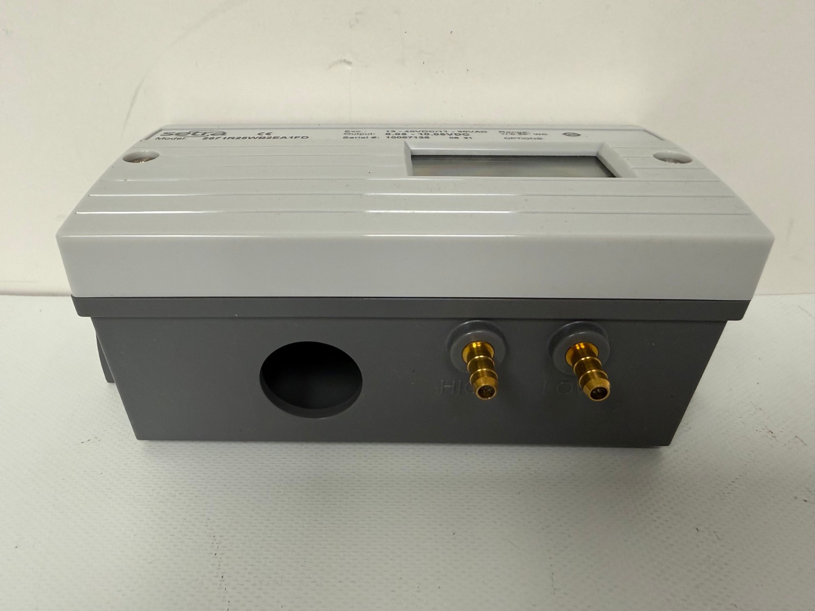 SETRA 2671R25WB2EA1FD MODEL 267 LOW DIFFERENTIAL PRESSURE TRANDUCER