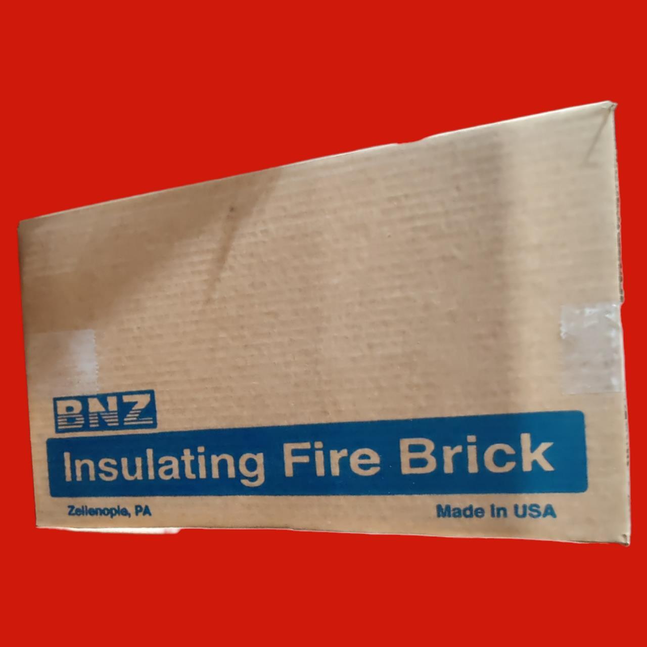 BNZ Materials 9 x 4.5 x 3″ 2800°F Insulating Firebrick