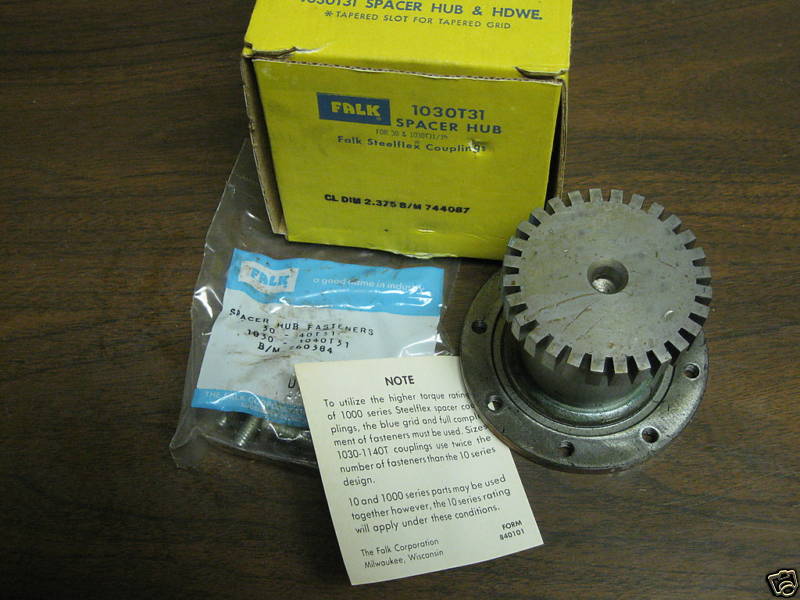 Falk 1030T31 Steelflex Spacer Assembly Kit New