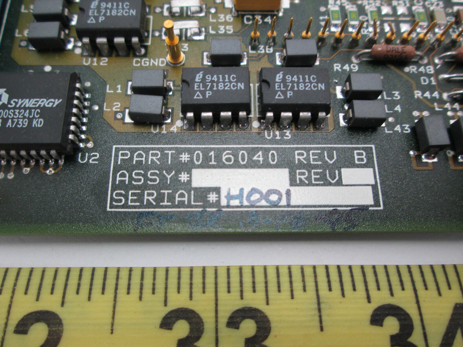 Key Technology PII-M1 Board Part # 016040 Rev B SKU B