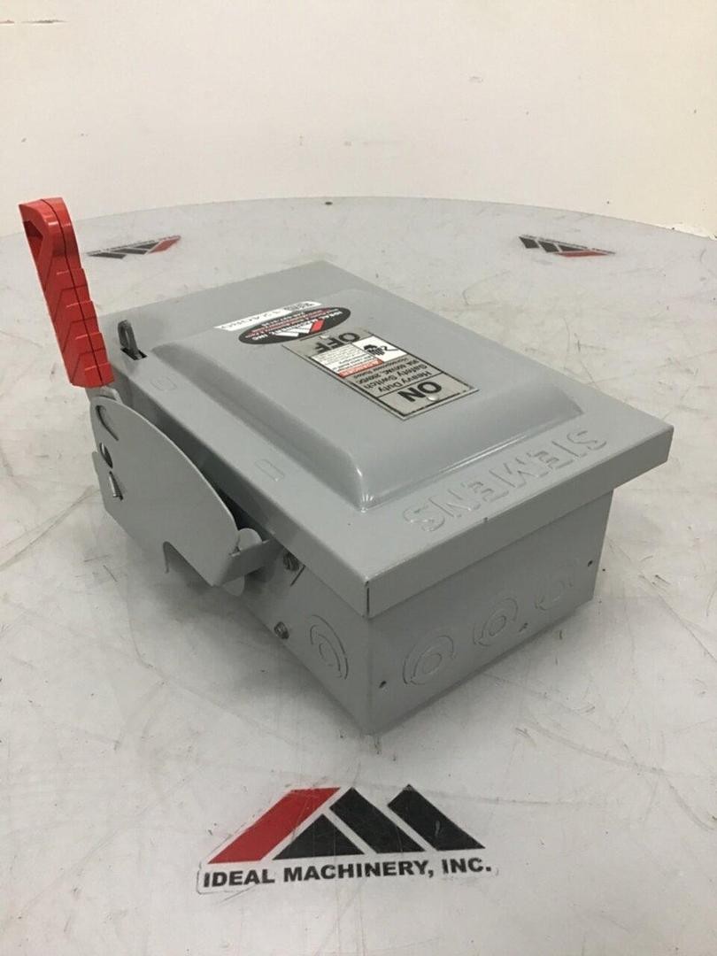 SIEMENS 30 Amp Safety Disconnect Switch HNF361 VBII Used #124089