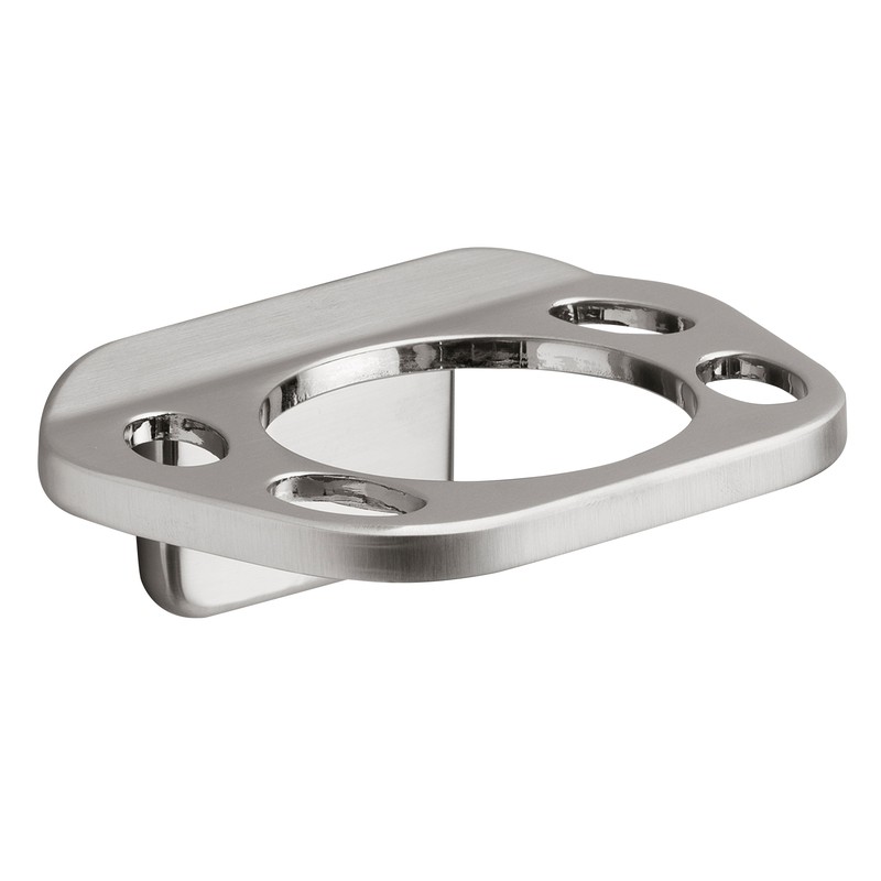 OakBrook 297-1004OB Brushed Nickel Zinc Toothbrush/Tumbler Holder 6 L in.
