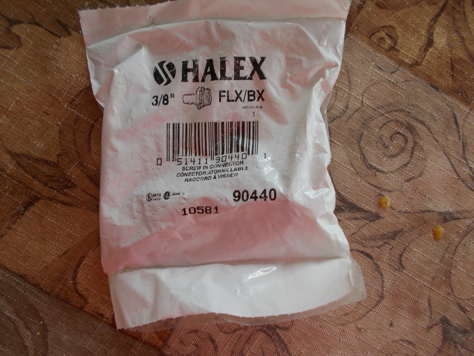 NEW Halex 90440 3/8″ FLX1BX, Screw-n Connector, Lot of 9 *FREE SHIPPING*