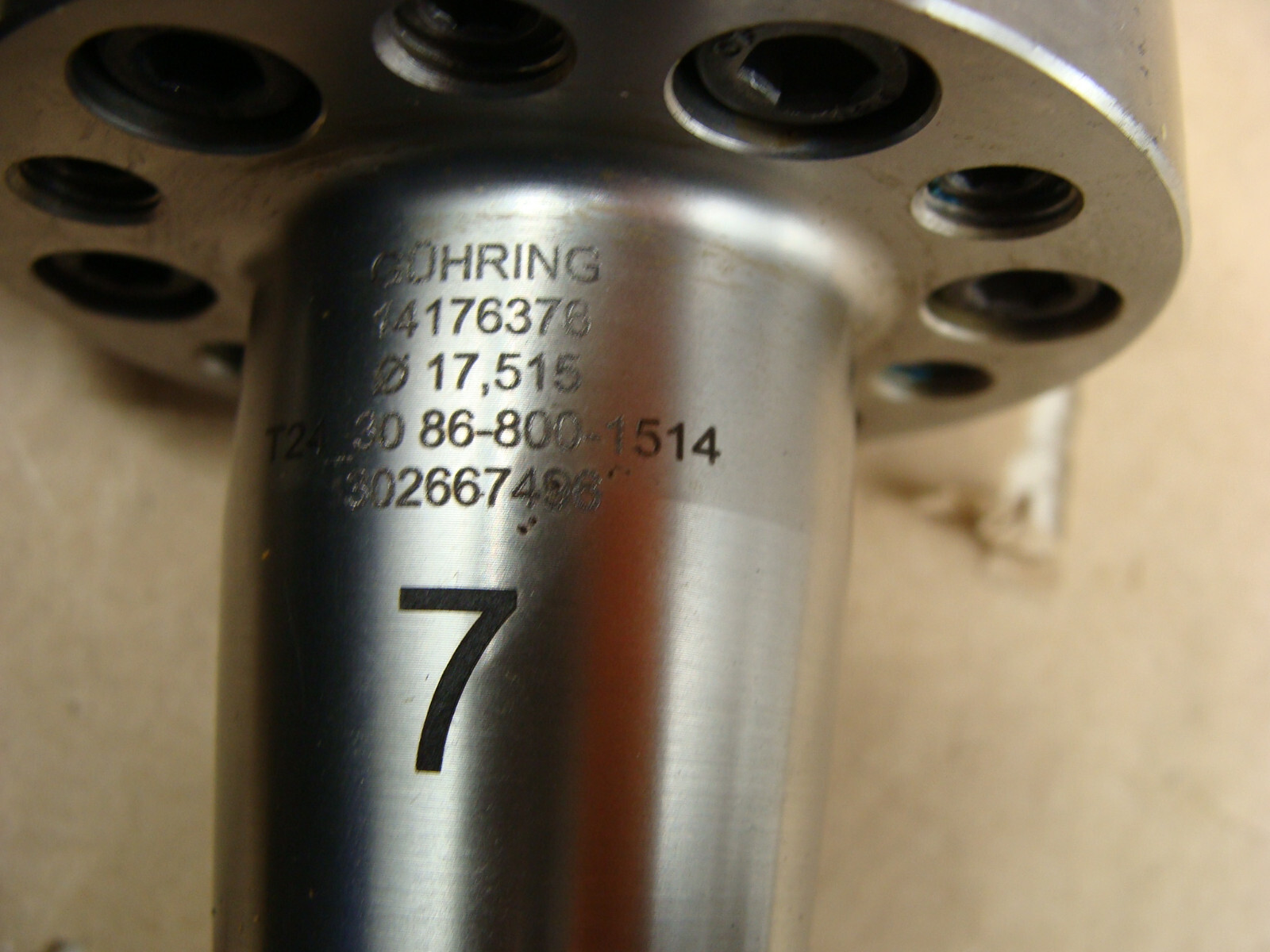 GUHRING 14176376 17.515 T24_30 86-800-1514 302564496 14480777 4723 70.063 HSK63