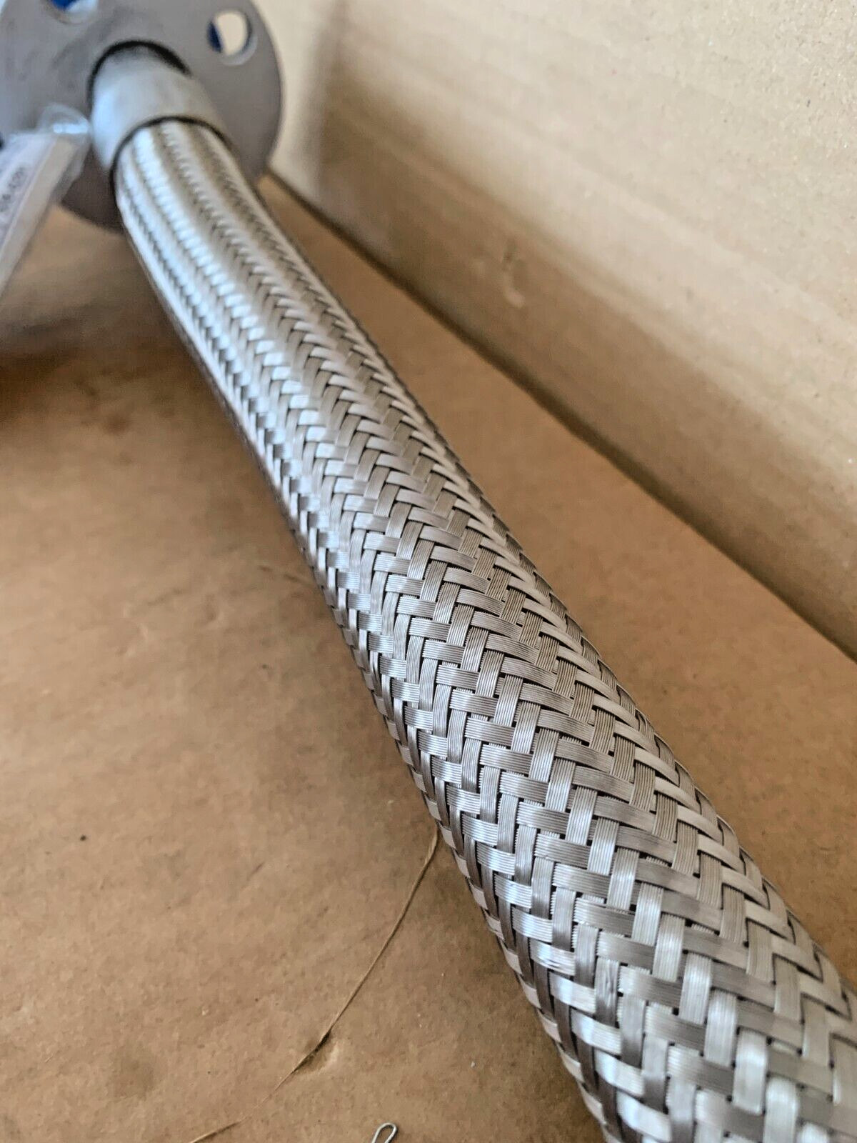Han Kook Flexible 3/4 “Metallic Flexible Braided Hose HMF-502 Fixed SS400 Flange