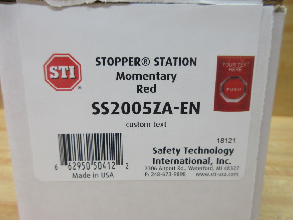 Safety Technology International SS2005ZA-EN STI Stopper Station (Pack of 3)