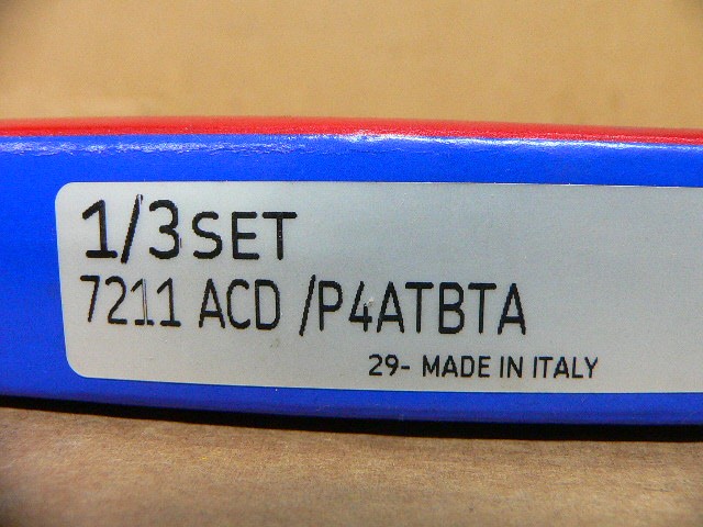Skf 7211 Acd/P4atbta Super-Precision High-Capacity Single Row Angular Contact