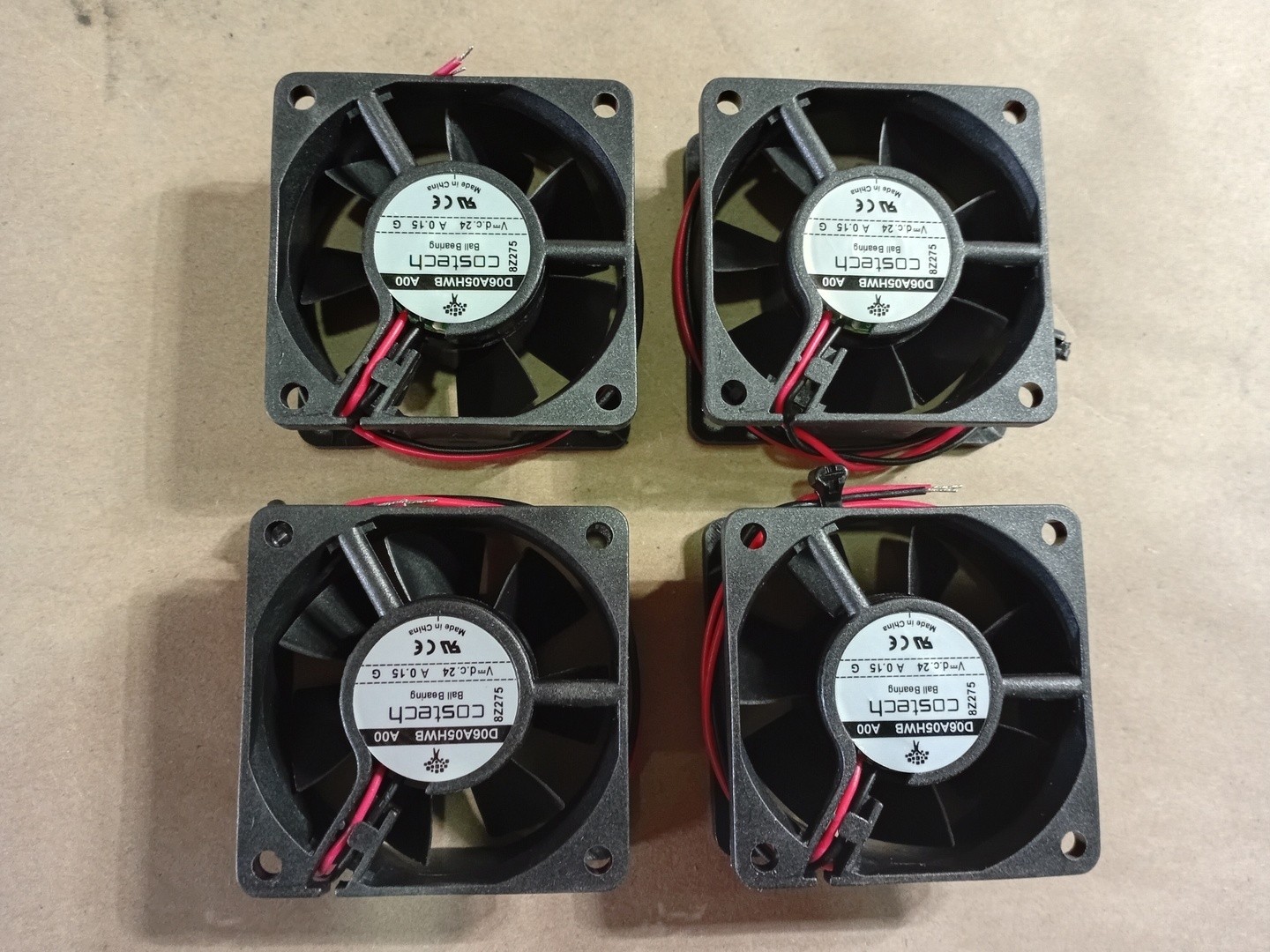 SURPLUS NEW COSTECH 24 VDC Fan 60x60x25mm, 532111, 3059028, D06A05HWB – Parts