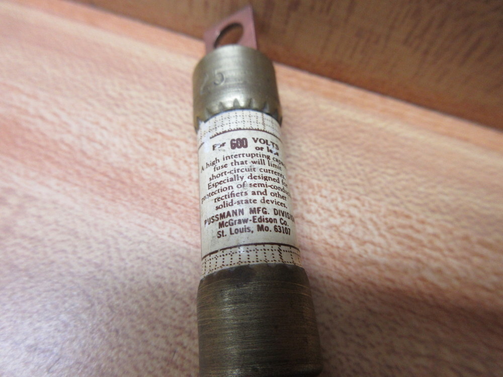 Buss KAC-25 Bussmann Fuse Cross Ref 4TWR9 (Pack of 5)