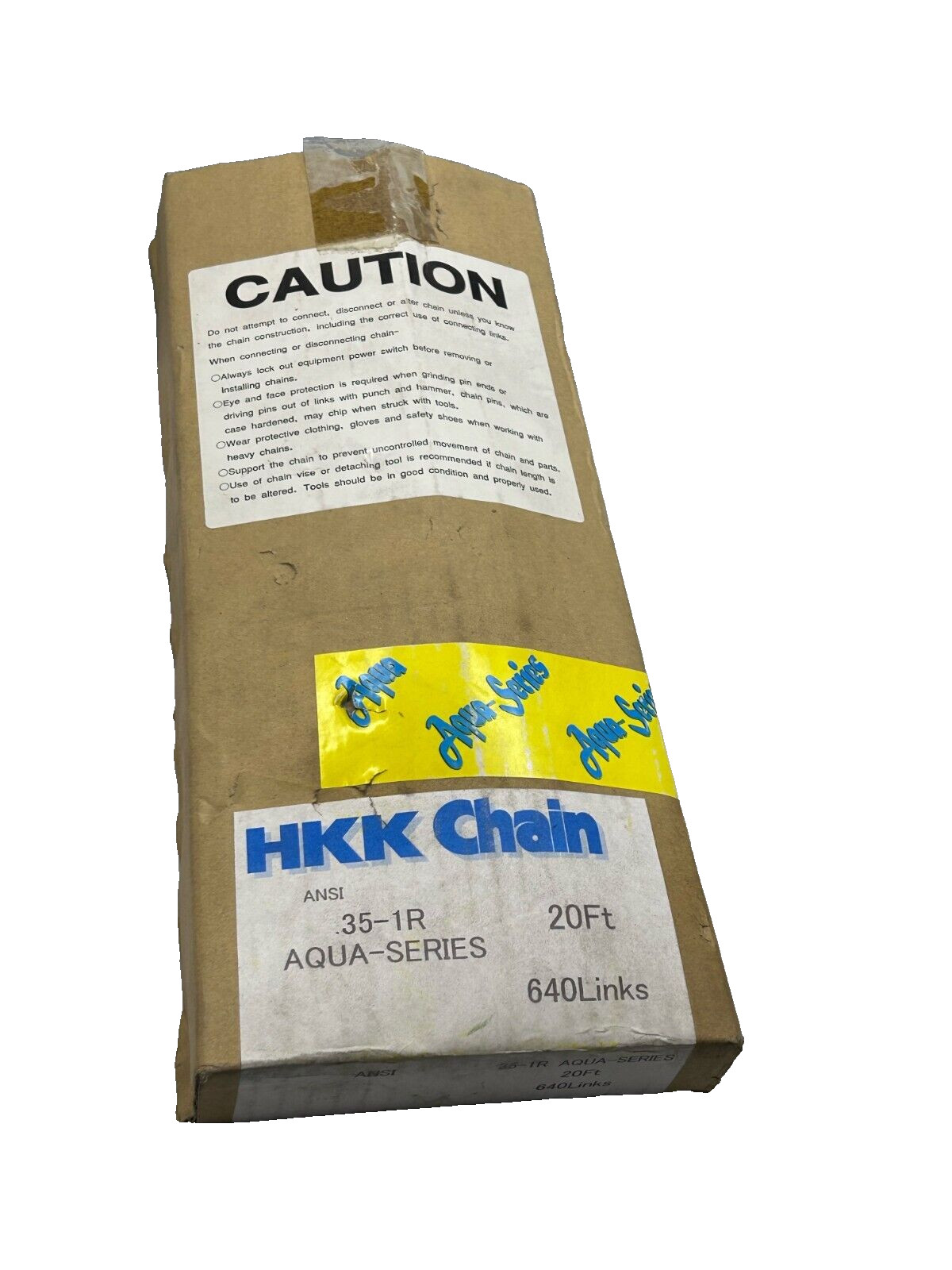 HKK Chain ANSI 35-1R AQUA-SERIES 20Ft 640 Links NEW