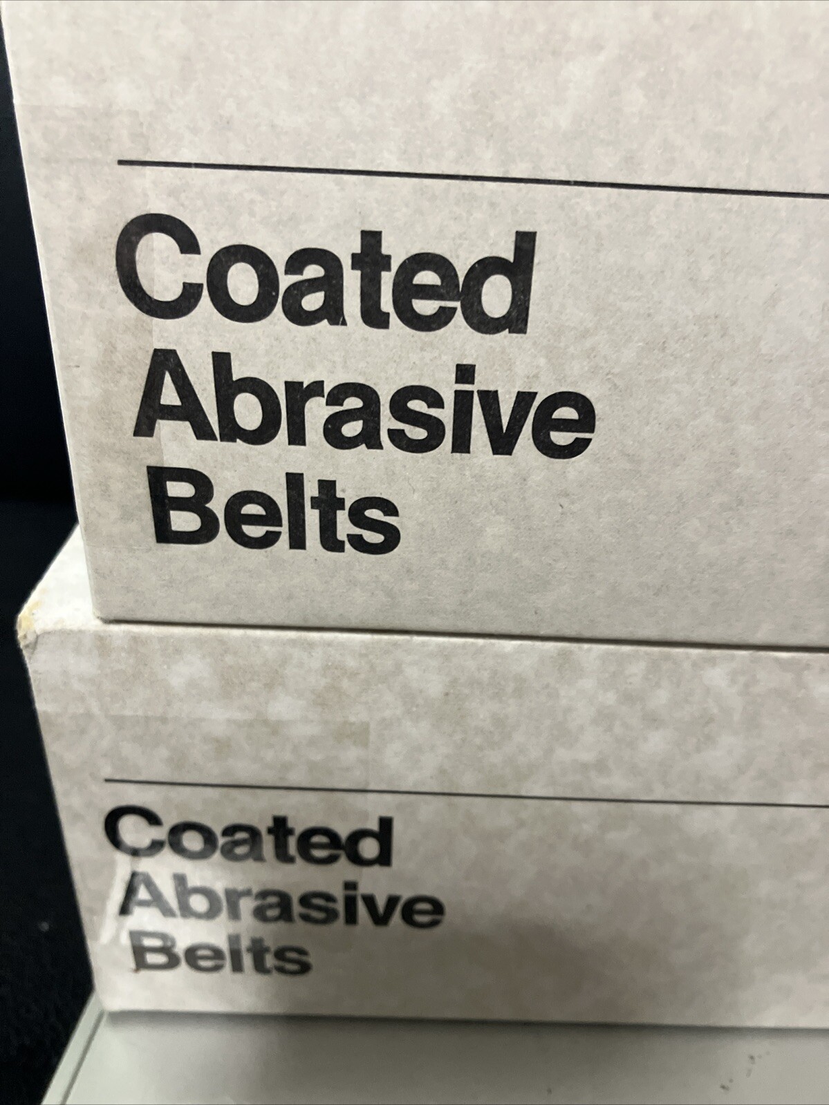 2 BOX OF 10 3M 27495 P120X Belts 240D Three-M-Mite Resin Coat Abrasive Open belt