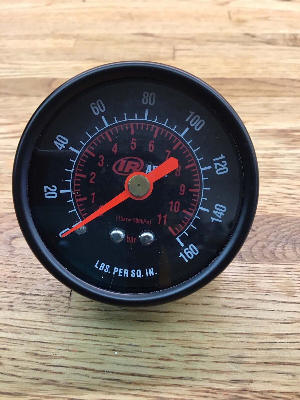 INGERSOLL-RAND 0-160PSI 0-11BAR 1/2” NPT PRESSURE GAUGE NEW OLD STOCK C-4