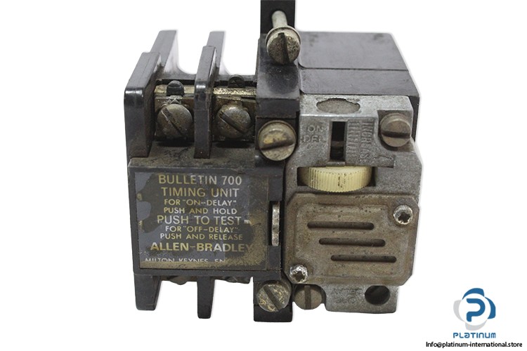 ALLEN BRADLEY 700-NT SER.C PNEUMATIC TIMER_Bulletin 700_for reliable time-delay