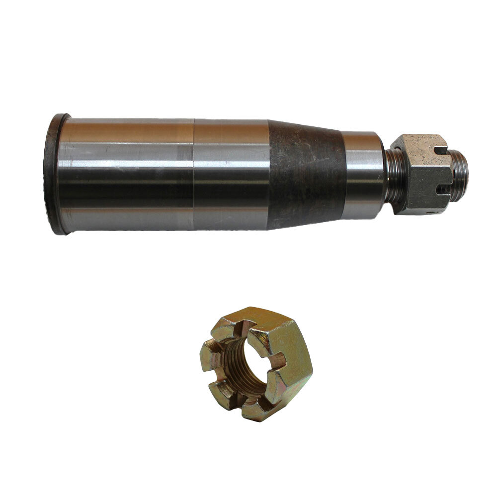 New Stub Axle w/ Castle Nut Fits JCB 120/30003 1340/0905Z 3C 3CX 3D 3DX 4C 4CN
