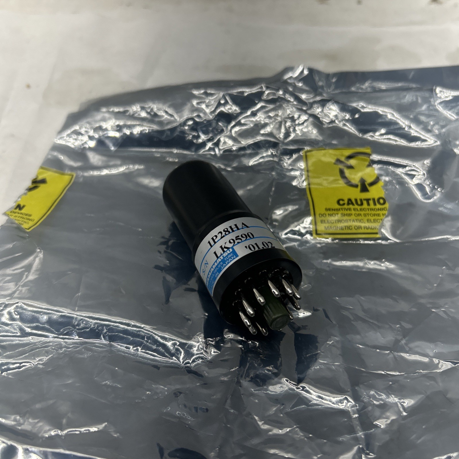 Hamamatsu 1P28HA Photo Multiplier Tube No. LR3099 A8639HI